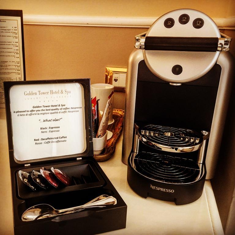 Golden Tower Hotel&Spa Florence Buitenkant foto A Nespresso coffee machine